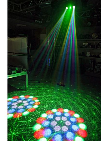 beamZ Terminator IV LED Doble Moon con laser y strobo 153716 - 8