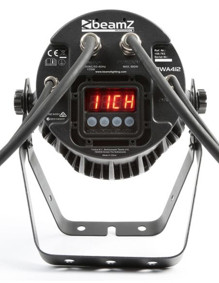 Beamz BWA412 Foco PAR Aluminio IP65 LED 