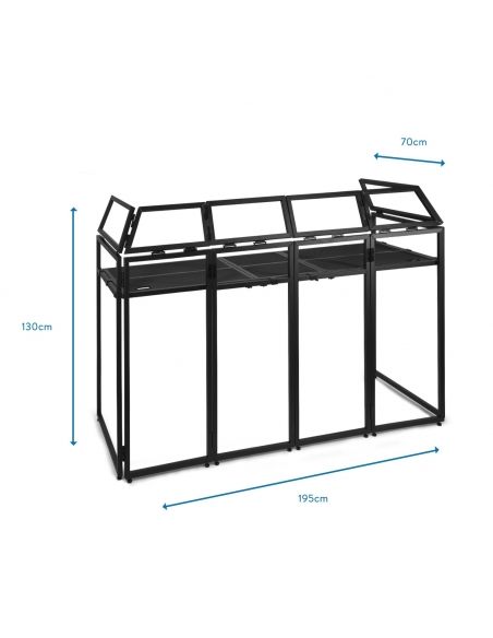 Vonyx DB5 Pro Cabina DJ Aluminio ancho 2.0m 180053