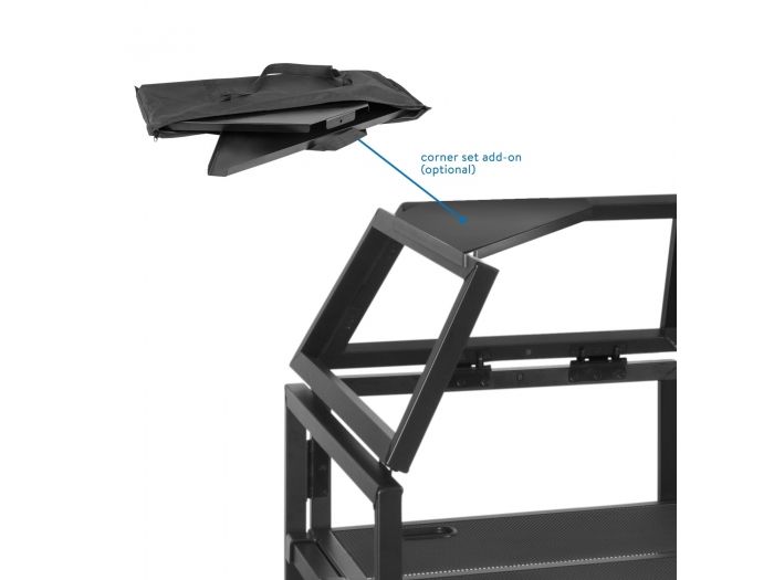 Vonyx DB5 Pro Cabina DJ Aluminio ancho 2.0m 180053