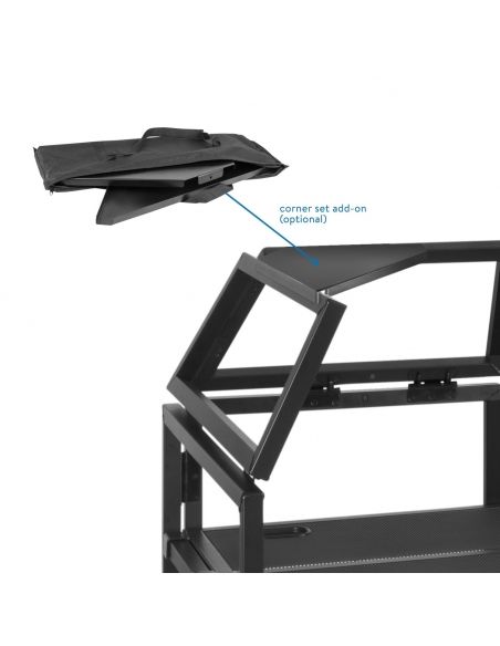 Vonyx DB5 Pro Cabina DJ Aluminio ancho 2.0m 180053