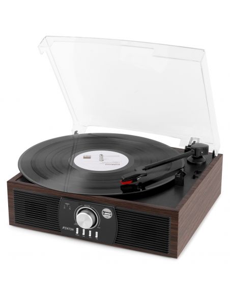 Fenton RP175DW Giradiscos y BT acabado madera oscura USB 102140 - 1