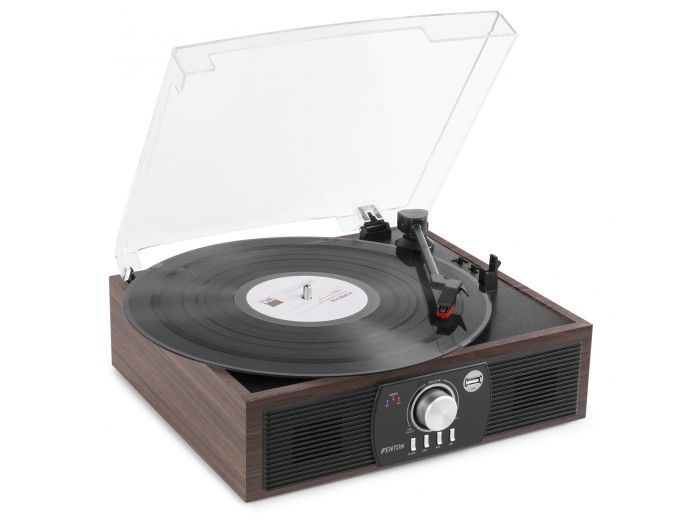 Fenton RP175DW Giradiscos y BT acabado madera oscura USB 102140 - 2