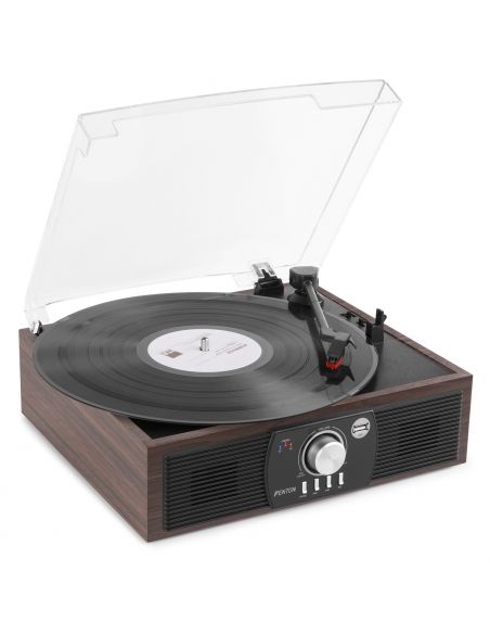 Fenton RP175DW Giradiscos y BT acabado madera oscura USB 102140 - 2