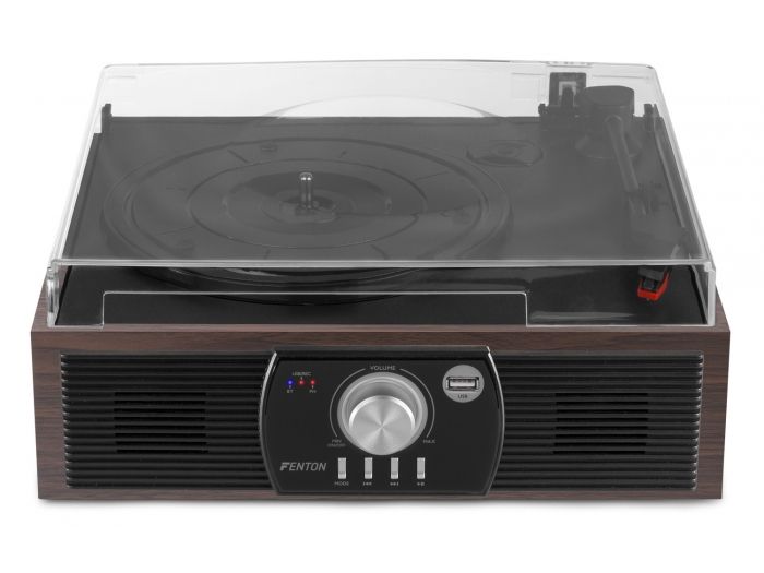 Fenton RP175DW Giradiscos y BT acabado madera oscura USB 102140 - 3