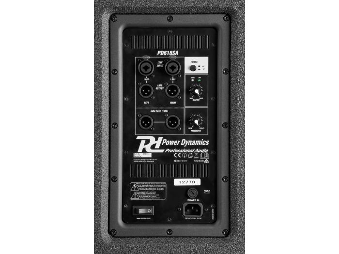 Power Dynamics PD618SA Subwoofer activo 18'' 178984 - 2