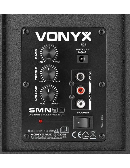 Vonyx SMN30B Monitor Estudio Activo 3" Pareja 178966 - 6