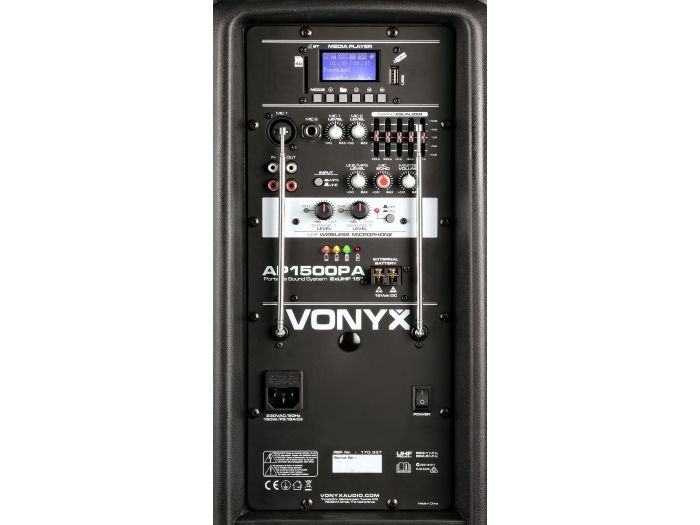 Vonyx AP1500PA Bafle Portatil 15" 170337 - 8