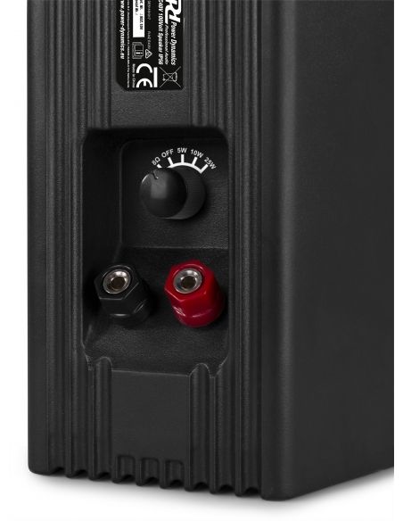 Power Dynamics BC40V Pareja altavoces Negro 100V 8 Ohm 4" 100W - IPX5 952104