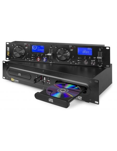 Power Dynamics PDX350 Double CD/MP3/USB Player | Mas Que Sonido