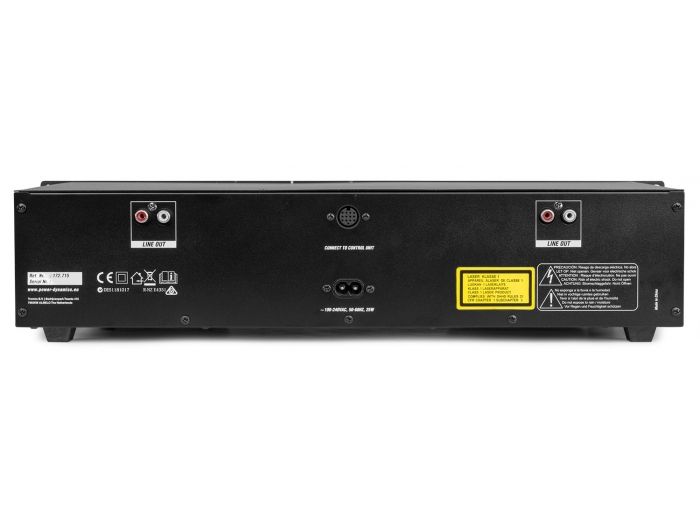 Power Dynamics PDX350 Double CD/MP3/USB Player | Mas Que Sonido