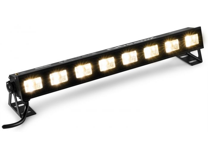 Beamz BUVW83 BAR 8x 3W UV/White 2in1 LED 