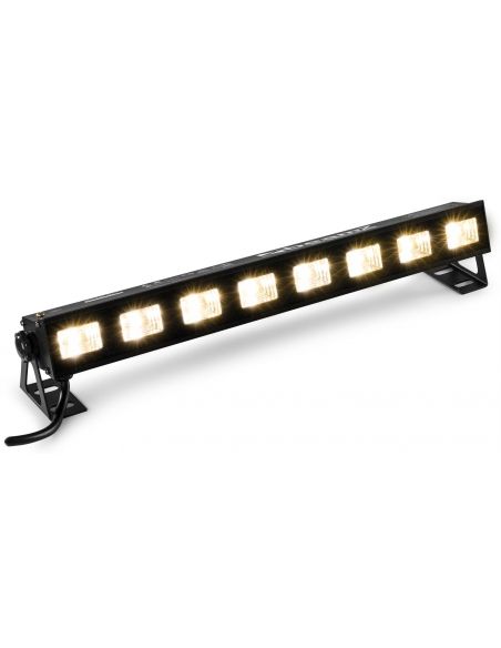 Beamz BUVW83 BAR 8x 3W UV/White 2in1 LED 