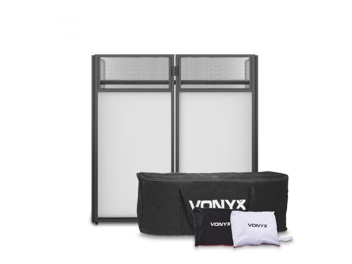 Vonyx DB4 Pro Sistema de cabina DJ plegable de 4 cuerpos 180050 - 1