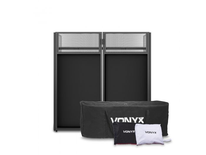 Vonyx DB4 Pro Sistema de cabina DJ plegable de 4 cuerpos 180050 - 2