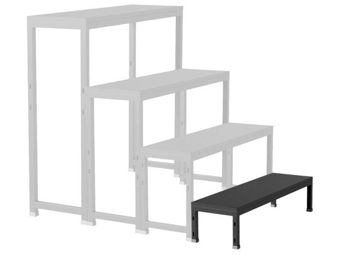 Power Dynamics 750MS20 Escalera modular 20cm con conector a tarima