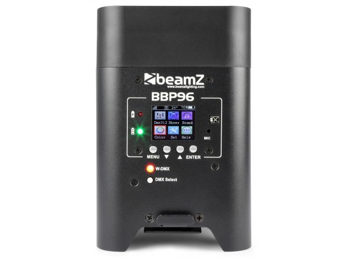 Beamz BBP96 Foco Par con bateria 6x 12W 