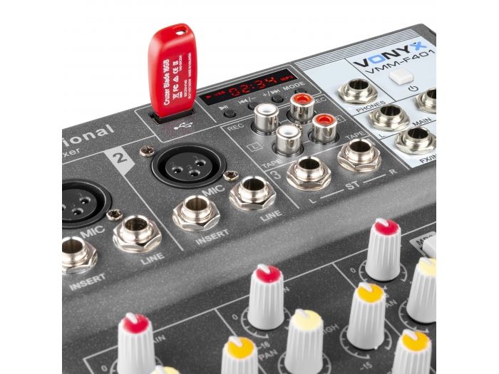 Vonyx VMM-F401 Mezclador directo 4 canales 172575