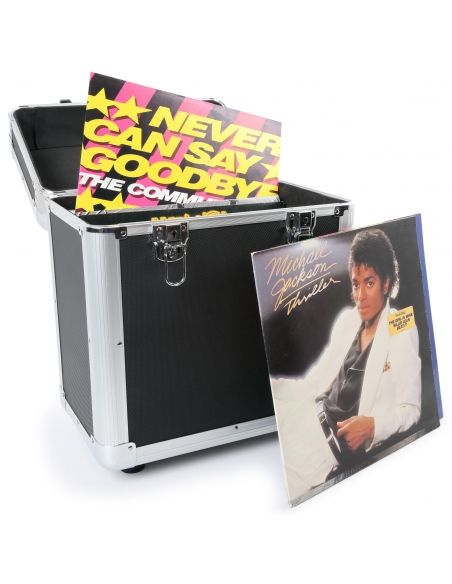 Power Dynamics RC80 12\" Maleta Vinilos Negra