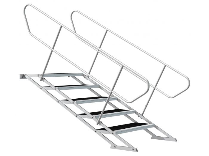 Power Dynamics 750AH Pasamanos derecho para escaleras ajustables