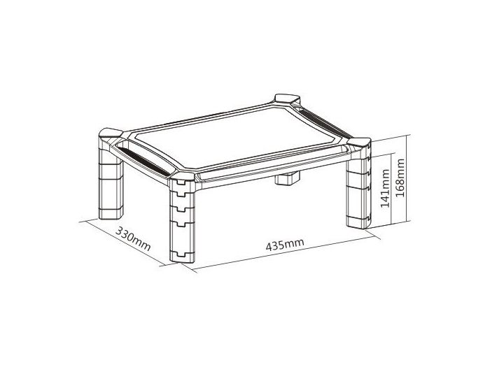 Audizio AMR10 Elevador ajustable para monitor o portátil 129164 - 7