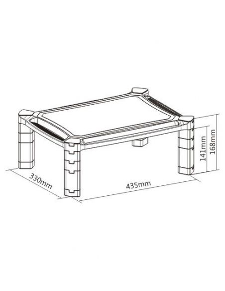 Audizio AMR10 Elevador ajustable para monitor o portátil 129164 - 7
