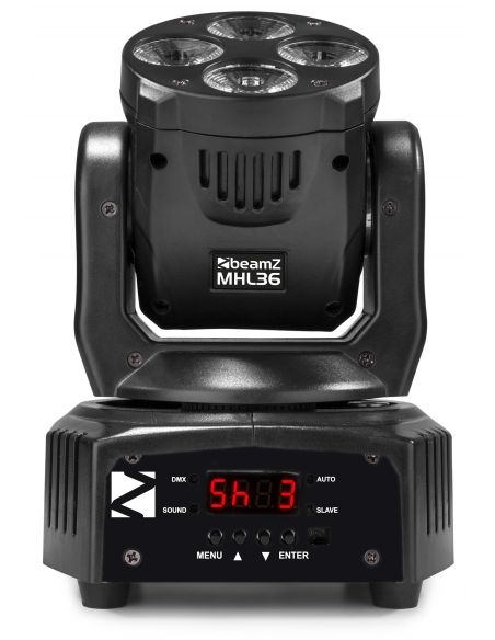 Beamz MHL36 Cabeza movil set de 2 piezas en bolsa 