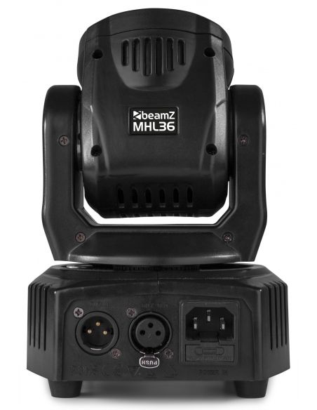 Beamz MHL36 Cabeza movil set de 2 piezas en bolsa 