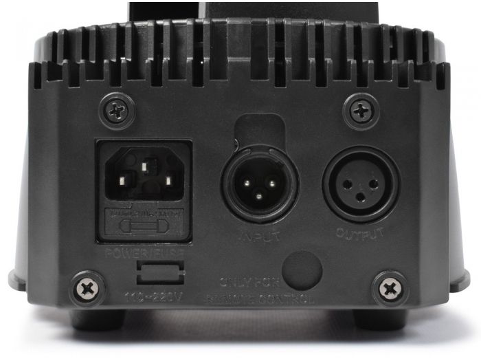 Beamz MHL74 Mini Cabeza Movil Wash 7X 10W DMX 12 Canales Quad LED 