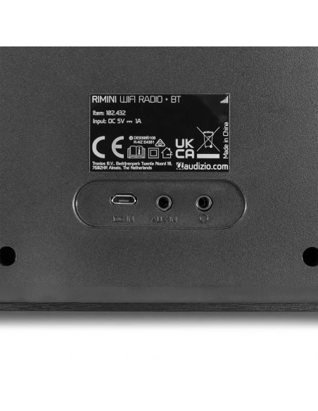 Audizio Rimini Radio estéreo WiFi Internet Negra 102432 - 6