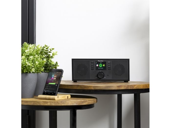 Audizio Rimini Radio estéreo WiFi Internet Negra 102432 - 11