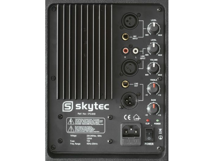 Skytec SP1200A Altavoz 12" PA Hi-End Activo 600W 170313 - 4