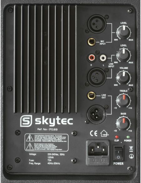 Skytec SP1200A Altavoz 12" PA Hi-End Activo 600W 170313 - 4
