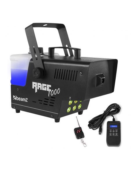 Beamz Rage 1000LED Maquina de humo con temporizador 