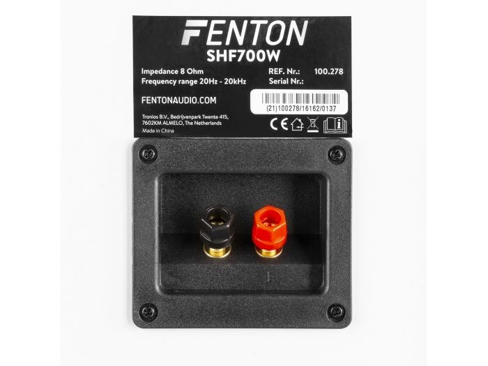 Fenton SHF700W Bafle de torre Set 2x 6.5” Blanco 100278 - 9