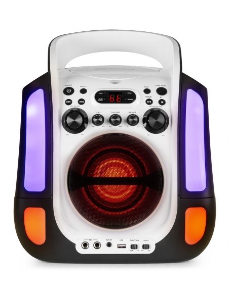 Fenton SBS30W Sistema Karaoke con CD y 2 micros Blanco 130170 - 7