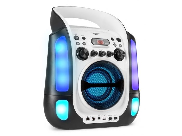 Fenton SBS30W Sistema Karaoke con CD y 2 micros Blanco 130170 - 8