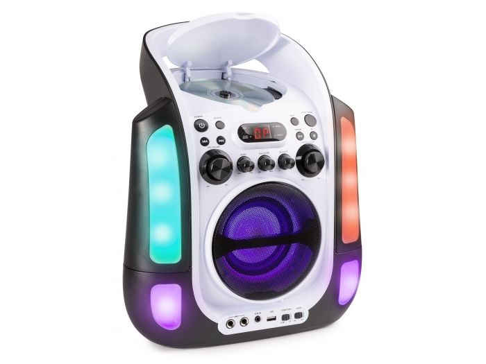 Fenton SBS30W Sistema Karaoke con CD y 2 micros Blanco 130170 - 9