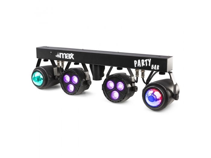 Max PartyBar1 con 2 Focos PAR + 2 Jellymoon RGBW 153236 - 7