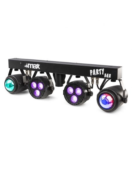 Max PartyBar1 con 2 Focos PAR + 2 Jellymoon RGBW 153236 - 7