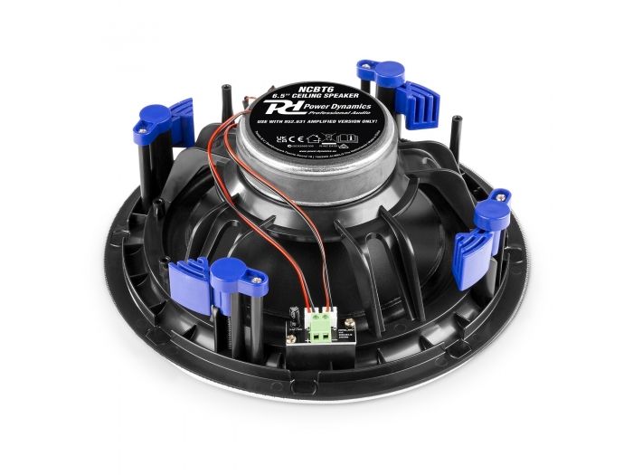 Power Dynamics NCBT6 Conjunto altavoces de techo de bajo perfil amplificados BT 6.5" Blanco 952631