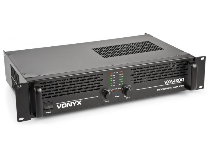 Vonyx PA Amplificador VXA-1200 II 2x 600W 172052 - 1