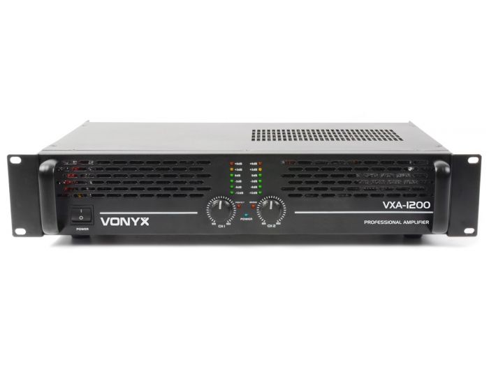 Vonyx PA Amplificador VXA-1200 II 2x 600W 172052 - 2