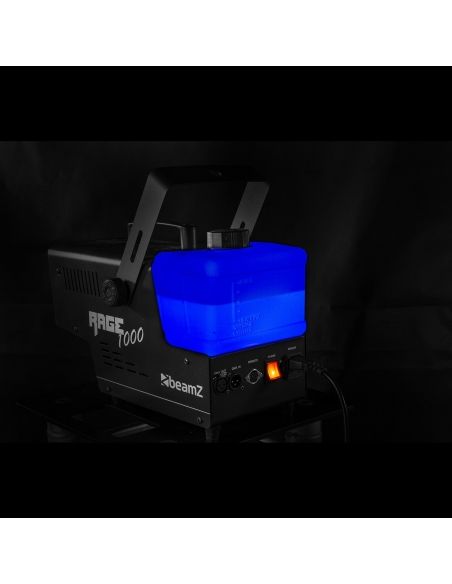 Beamz Rage 1000 Maquina de humo con mando a distancia 
