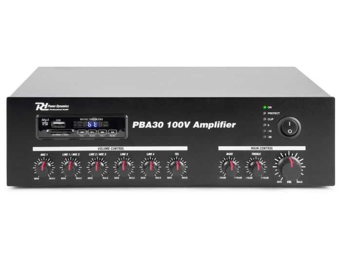 Power Dynamics PBA30 Amplificador linea 100V 30W 952090