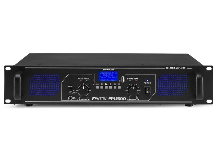 Fenton FPL1500 Amplificador Digital LED azules + EQ