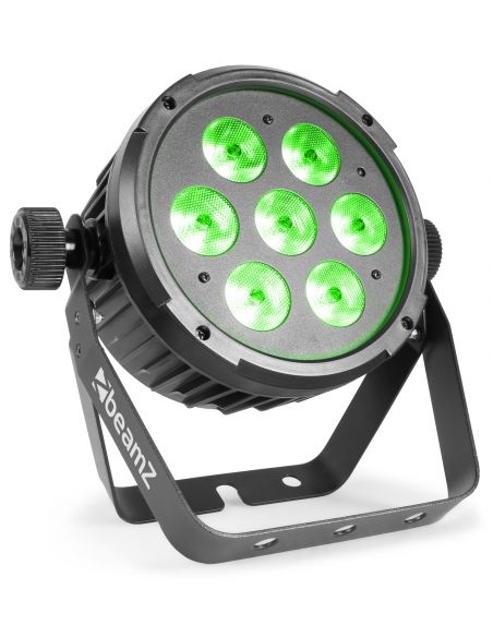 Beamz BT270 Foco PAR plano LED 7x6W 4-en-1 RGBW 
