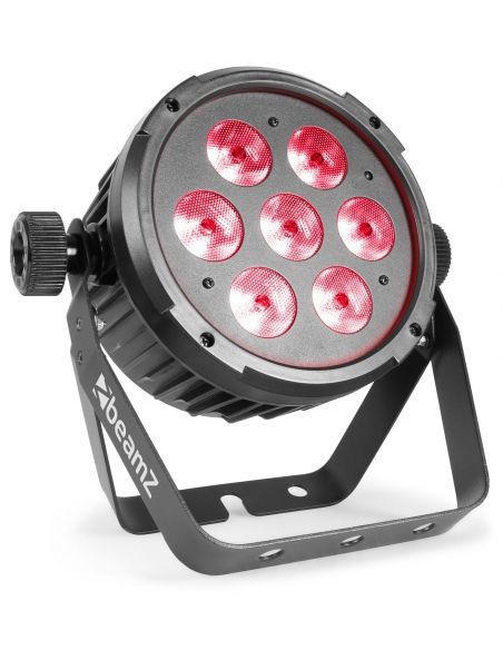 Beamz BT270 Foco PAR plano LED 7x6W 4-en-1 RGBW 