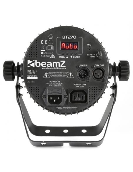 Beamz BT270 Foco PAR plano LED 7x6W 4-en-1 RGBW 