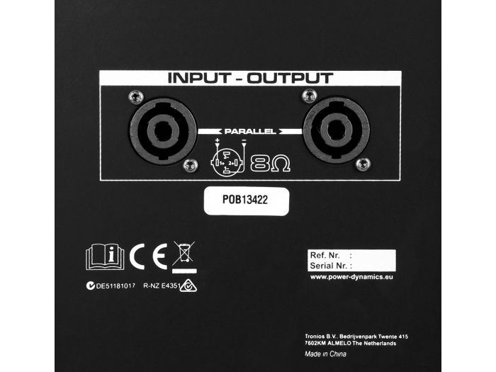 Power Dynamics PD412P Bafle Pasivo 12" 1200W 178273 - 7